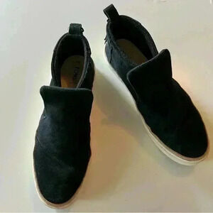 Toms Paxton Sneaker Bootie Womens Size 9 Color Black Suede